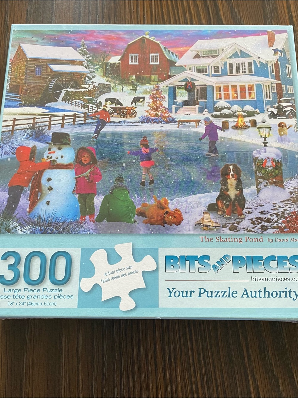 New Bits and Pieces The Skating Pond by David Maclean Puzzle